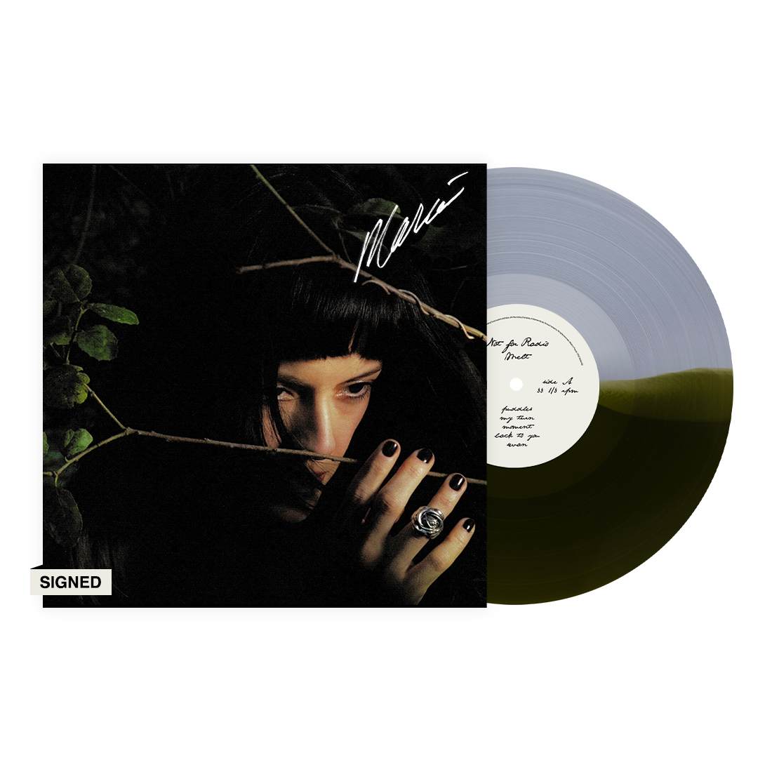 Melt - frosted green signed vinyl