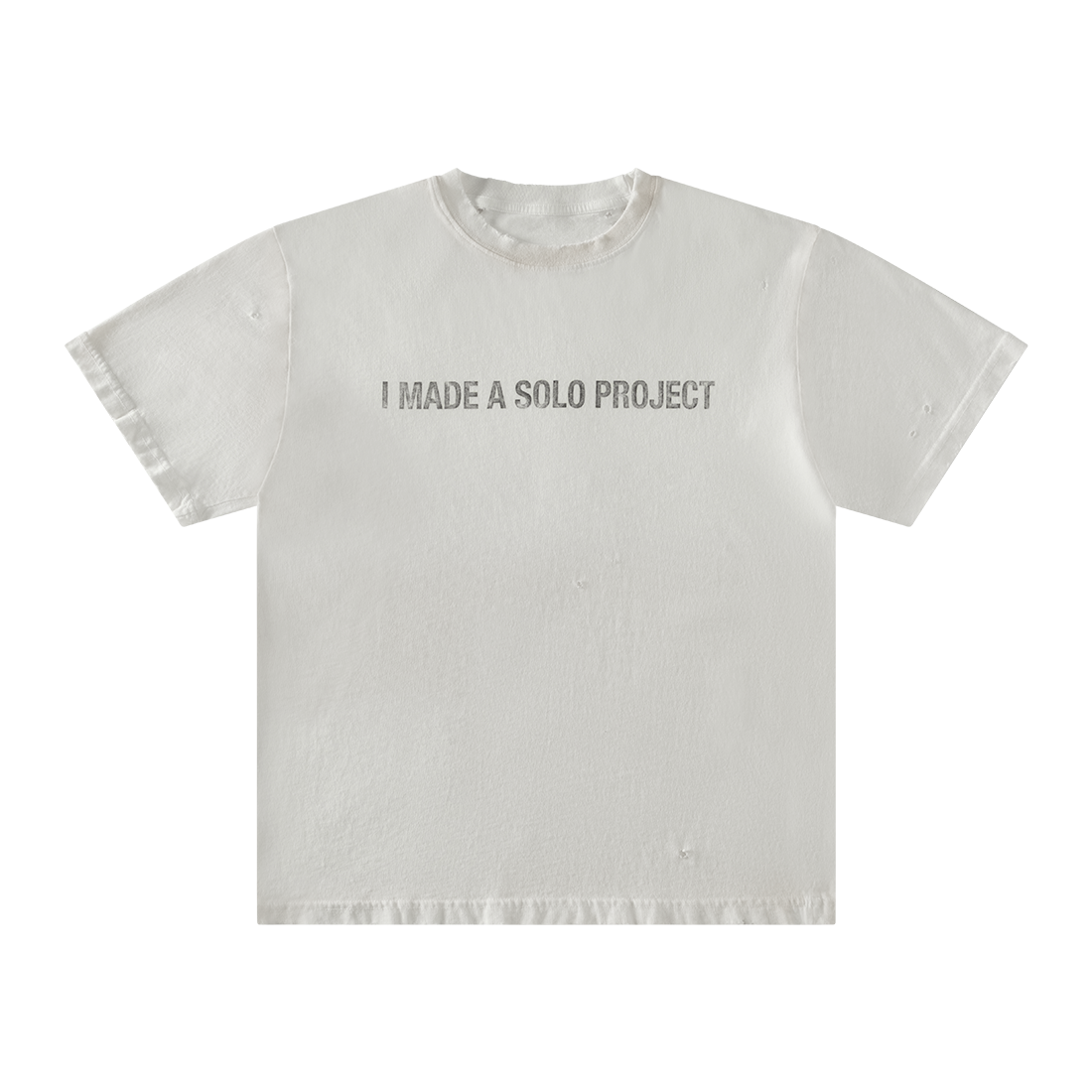 i made a solo project tee