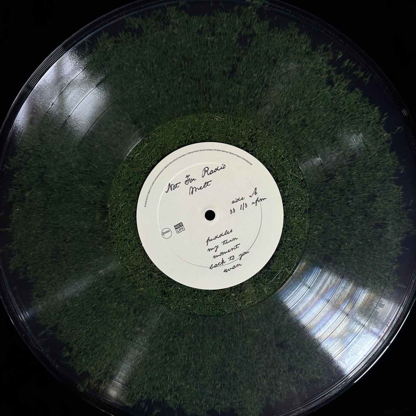 Melt - pressed moss vinyl (limited edition)