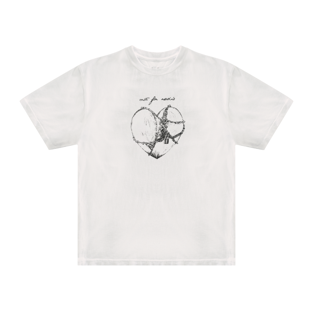 chain heart tee